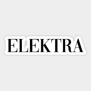 Elektra - Pose Sticker